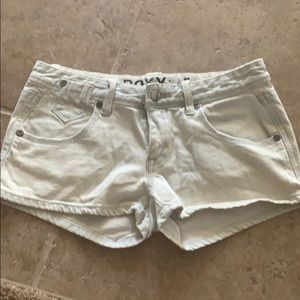 Roxy denim shorts size 3